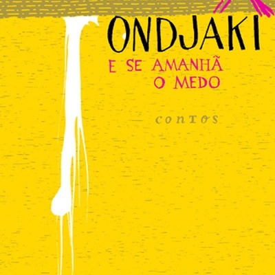 Capa de livro amarela com título e pássaro rosa
