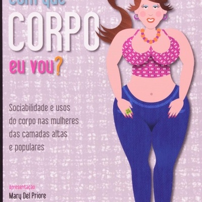 Capa de livro lilás com título colorido e ilustração de mulher estilizada com roupa rosa e azul