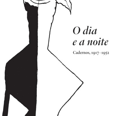 Capa de livro com vaso preto e branco e texto editorial