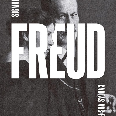 Capa de livro em tons cinza com fotografia de homem e mulher e texto Freddy e títulos