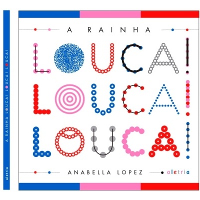 Capa de livro colorida com título em pontos e círculos