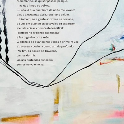 Contra-capa de livro com texto em português e código de barras
