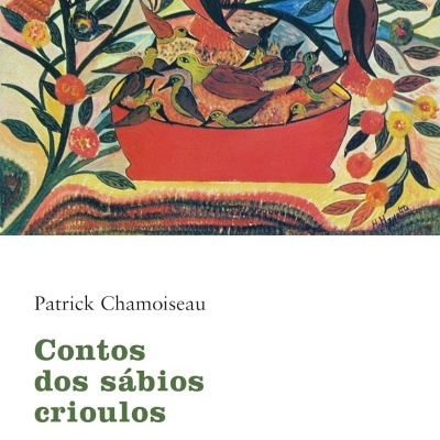 Capa de livro com ilustração de aves coloridas e texto em português