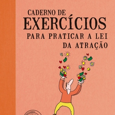 Capa de livro rosa e laranja com título e ilustração colorida