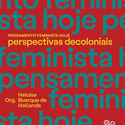 Capa de livro com texto em verde e amarelo sobre fundo vermelho.