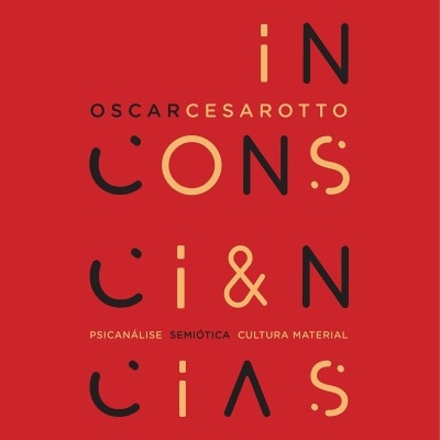 Capa de livro vermelha com texto em preto e amarelo contendo título, autor e temas