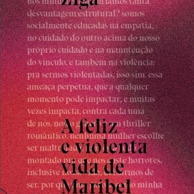 Capa de livro com texto em português e fundo cor-de-rosa e vermelho