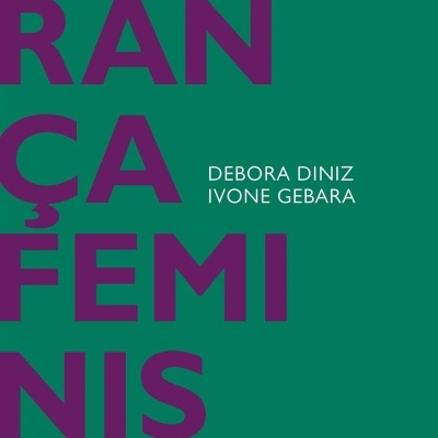 Capa de livro verde com texto em roxo e branco e logo na base