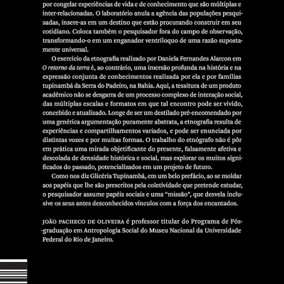 Parte traseira de livro com texto em português, fundo preto, texto branco, logos da editora elefante e coleção Fundo & Forma.