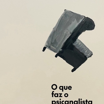 Capa de livro com título e ilustração abstrata em tons de cinza e preto