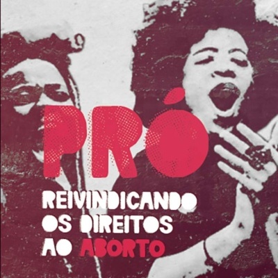 Capa de livro com texto e imagem de duas mulheres em sépia e texto em verde, branco e vermelho.