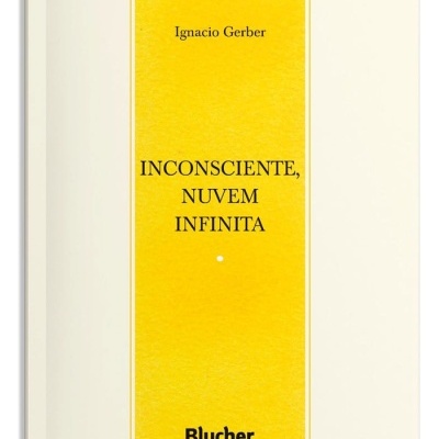 Livro capa branca com retângulo amarelo e texto em preto