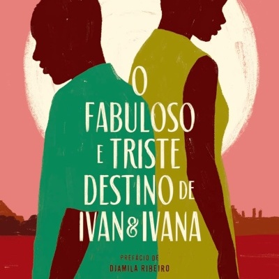 Capa de livro com duas silhuetas humanas e texto em português