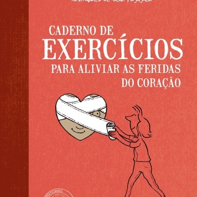 Capa de livro Caderno de Exercícios para Aliviar as Feridas do Coração