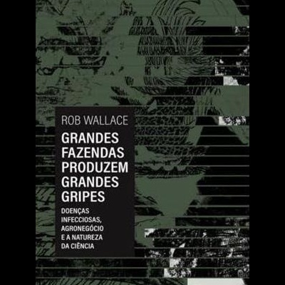 Capa de livro com texto branco sobre fundo verde escuro e preto