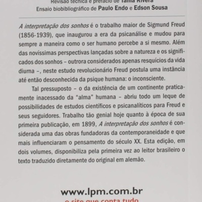 Parte traseira de livro com texto em português, selo L&PM POCKET e código de barras