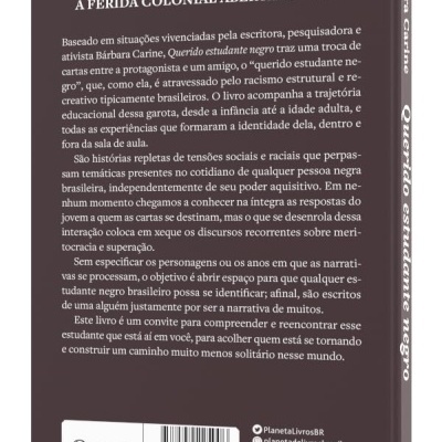 Livro com contracapa castanha, texto em branco, título lateral e código de barras no canto inferior