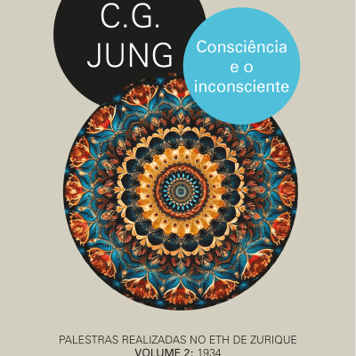 Capa de livro com círculos decorativos e texto em português