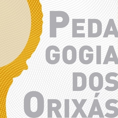 Capa de livro com título em português, padrão geométrico e forma amarela abstrata