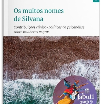 Capa de livro com título, autor e selo de finalista Jabuti 2022 em fundo de praia e mar