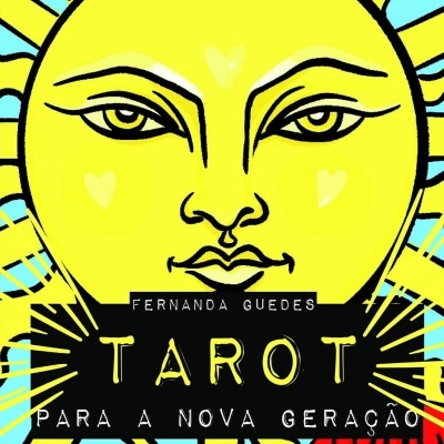 Capa de livro colorida com rosto de sol amarelo e texto em português
