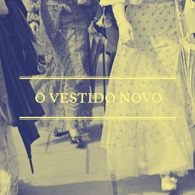 Vestidos longos florais e texto VIRGINIA WOOLF O VESTIDO NOVO