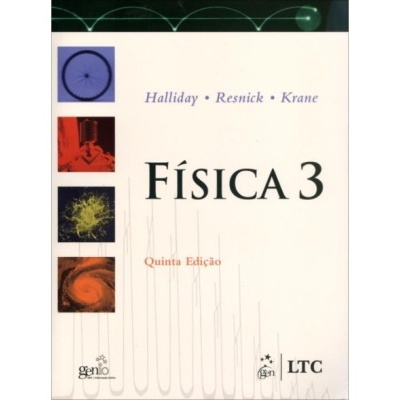 Capa do livro Física 3 de Halliday, Resnick e Krane.