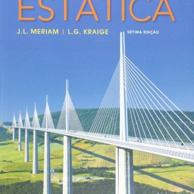 Capa azul de livro de engenharia com imagem de viaduto moderno
