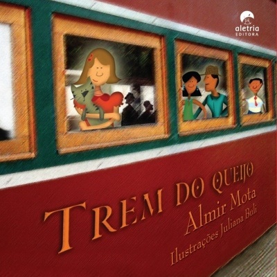 Capa do livro infantil Trem do Queijo com ilustrações e texto