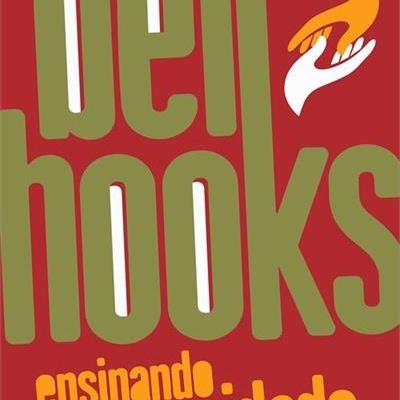 Capa de livro vermelha com texto e imagem de duas mãos
