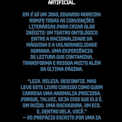Contracapa de livro com texto em português e código de barras
