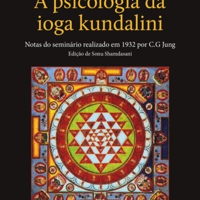 Capa de livro A psicologia da ioga kundalini de C.G. Jung com mandala colorida