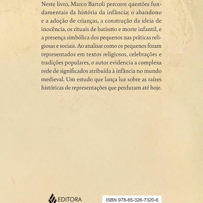 Contracapa de livro com texto em português, logo da editora VOZES e código de barras.