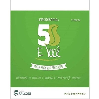 Capa de livro Programa 5S E Você com fundo verde e texto branco e verde