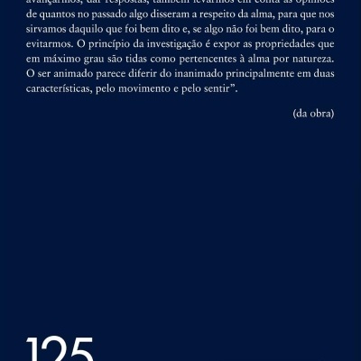 Contracapa de livro azul escuro com texto branco e código de barras