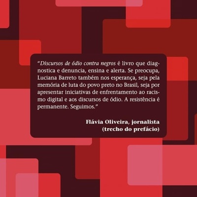 Capa de livro com padrão geométrico vermelho e texto em português.
