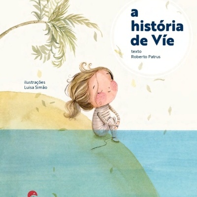 Capa de livro infantil com ilustração de criança numa colina e texto em português.
