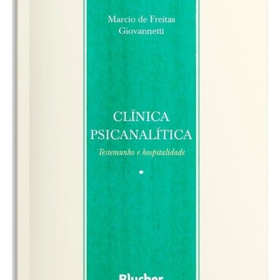 Capa de livro branco com retângulo verde e texto impresso
