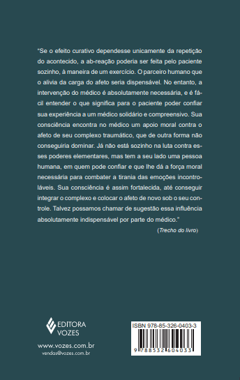 Contracapa de livro com texto, logotipo Editora Vozes e código ISBN