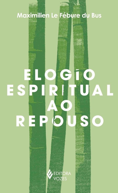 Capa de livro verde claro com bambus e texto
