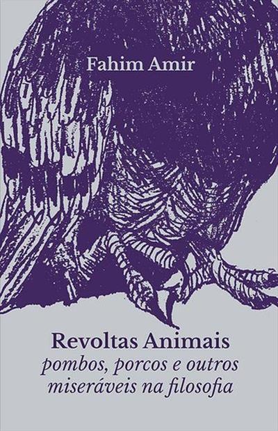 Capa de livro com ilustração de pássaro roxo e texto em português.