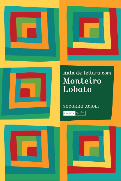 Capa de livro com padrões quadrados coloridos e texto em português.