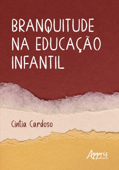 Capa de livro com título branco sobre fundo vermelho e camadas rasgadas de papel colorido.