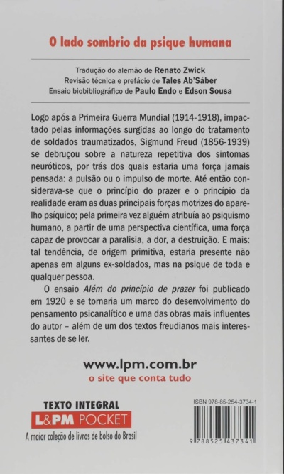 Contracapa de livro com texto e código de barras ISBN