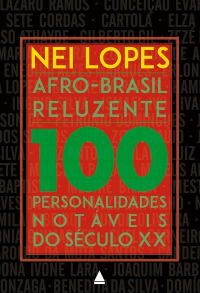 Capa de livro com texto colorido em fundo vermelho e preto