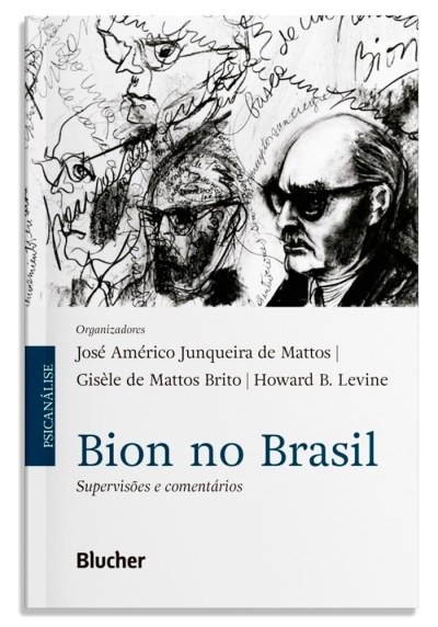 Capa do livro Bion no Brasil com desenhos de rostos e texto em português.