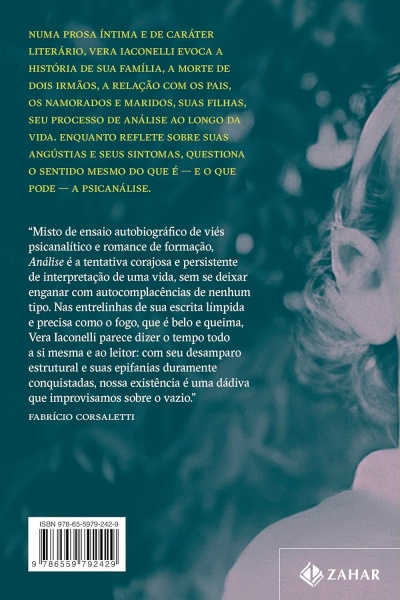 Contracapa de livro com texto em português, código de barras e logo ZAHAR