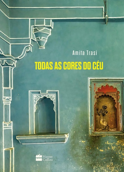 Capa de livro com fundo azul esverdeado e texto amarelo e branco.