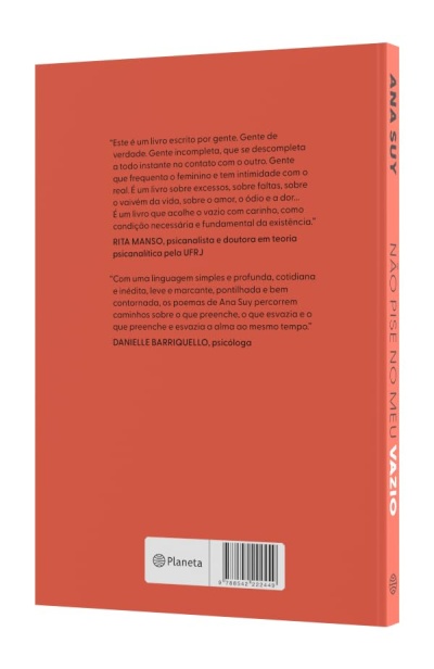 Livro de capa dura cor terracota com texto em português na contracapa, título na lombada e selo da editora Planeta.