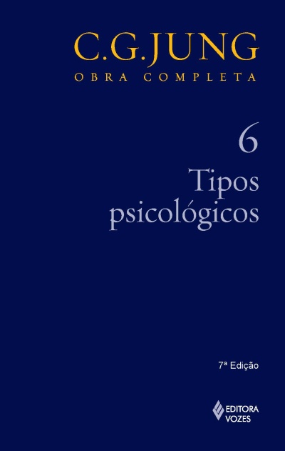 Capa de livro azul com título C.G.JUNG OBRA COMPLETA